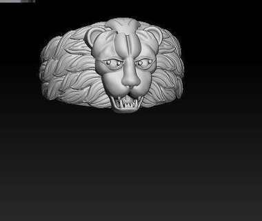 gold lion ring best quality gold lion head ring unisex gold lion ring best quality head unisex jewelry rings lionring free lion head  3d print model - Mito3D