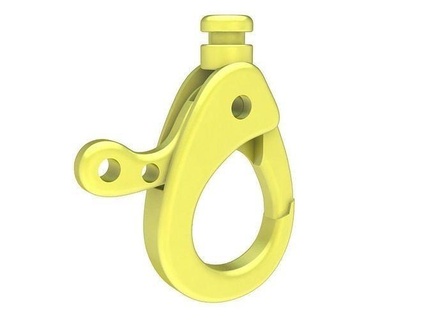 gold lock 3941 jewelry fashion accessories diamond new design 3d print model - Mito3D