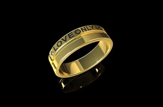 gold n500 jewelry silver diamond jewel gem engagement jewellery ring engagem stone cad fashion wedding beauty brilliant rhino rings 3d print model - Mito3D