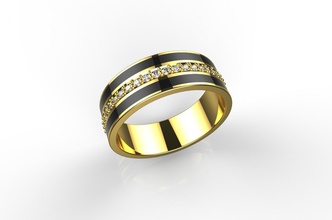 gold n517 Schmuck diamond Silber ring sterling Hochzeit Diamant-ring Männer Halskette Mode-ring Mode-Schönheit Juwel gem solitaire genial engagement Saphir Stein Ringe 3d print model - Mito3D