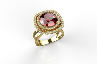 gold n519 Schmuck ring Silber diamond engagement Mode-ring Diamant-ring engagem genial Mode-Schönheit Saphir ruby diamant gem weiß vintag emerald Ringe 3d print model - Mito3D
