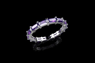oro n529 la joyería de anillo plata el diamante joya blanco moda engagem brillante zafiro y belleza ruby diamant cad gem sterling los anillos 3d print model - Mito3D