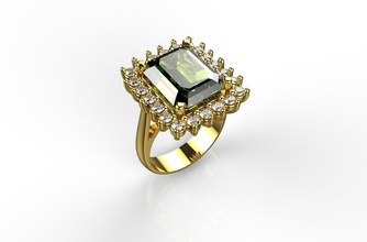 gold n547 jewelry gem ring silver brilliant diamond fashion beauty luxury sapphire ruby apparel platinum diamant brillant vintag jewel engagement wedding rings 3d print model - Mito3D