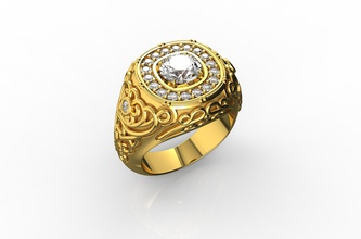 gold n568 schmuck ring silber diamant engagement mode engagem brillant platin juwel rubin saphir schönheit ringe 3d print model - Mito3D