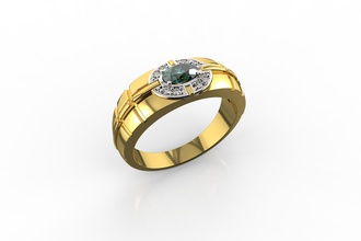 gold n575 Schmuck ring Silber diamond Juwel gem engagement Mode-ring Diamant-ring gold-ring engagem genial Mode-Schönheit brillant ruby Saphir cad Ringe 3d print model - Mito3D