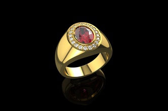 gold n578 Schmuck ring Silber diamond bedruckbar ist Mode-ring Hochzeit Diamant-ring gold-ring sterling engagement gem Mode-Schönheit solitaire cad Ringe 3d print model - Mito3D