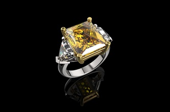 ouro n590 jóias anel de prata diamante o engajamento casamento platina da forma brilhantes moda beleza safira noivado ruby brillant gem ametista anéis 3d print model - Mito3D
