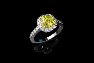 or n614 bijoux d'argent de l'anneau le diamant l'engagement anneau mode bague en engagem brillant mariage beauté saphir gem joyau ruby fiançailles les anneaux 3d print model - Mito3D