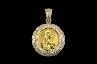 gold n635 jewelry silver diamond jewellery engagement gem jewel ring pendant platinum wedding engagem cad necklace fashion beauty earring pendants 3d print model - Mito3D