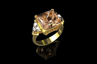 oro n702 gioielleria argento squillare diamante graff nozze gemma fidanzamento gioiello engagement bianca zaffiro rubino cad moda rinoceronte anelli 3d print model - Mito3D