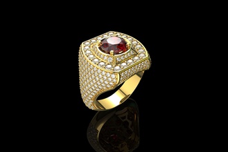 gold-n707 Schmuck gem gold Luxus genial Silber Diamant-ring Platin Mode-Schönheit Ohrring - Armband Saphir Bekleidung brillant Männer rolex ruby Juwel diamant Ringe 3d print model - Mito3D