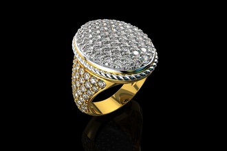 gold n714 jewelry silver ring diamond jewellery jewel wedding emerald pendant necklace brilliant fashion gem sapphire brillant ruby beauty cad rings 3d print model - Mito3D