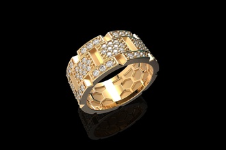 gold n717 ring silver jewelry engagement jewellery jewel diamond fashion wedding gem beauty necklace platinum engagem cad pendant bracelet earring rings 3d print model - Mito3D