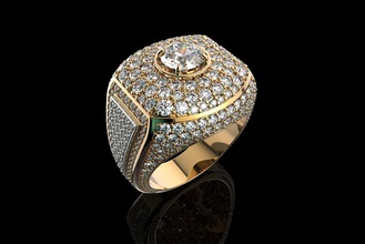 or n726 bijoux d'argent de l'anneau le diamant l'engagement anneau mode mariage engagem bague en brillant blanc gem saphir fiançailles ruby les anneaux 3d print model - Mito3D