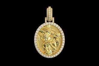 altın n727 takı gem Gümüş parlak elmas yüzük moda güzellik küpe bilezik Safir kolye sterling retro lüks ruby Sole vintag 3d print model - Mito3D