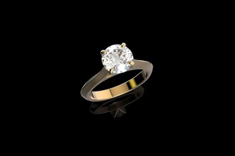 oro n733 joyería joya platino quilate lujo plata anillo Moda diamante dedo libra esterlina brillante compromiso belleza Diamante rubí 3d print model - Mito3D