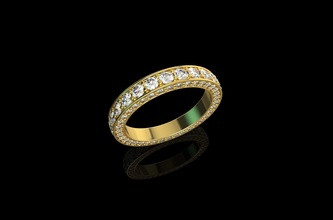 or n738 bijoux d'argent le diamant de l'anneau brillant anneau mode mariage gem l'engagement joyau imprimable bague fiançailles en beauté ruby saphir les anneaux 3d print model - Mito3D