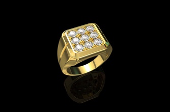 gold n746 Silber diamond ring Schmuck engagement cad Diamant-ring Hochzeit Juwel Mode-ring genial weiß sterling gem Mode-Schönheit engagem brillant diamant Ringe 3d print model - Mito3D