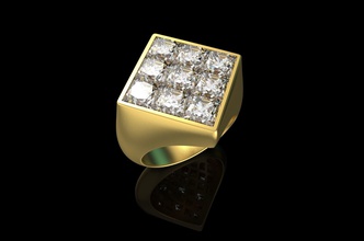 oro n765 gioielleria gemma carati brillante argento diamante squillare sterlina moda bellezza fidanzamento zaffiro lusso solitario rubino diamant vintag gioiello anelli 3d print model - Mito3D