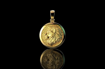 or n799 argent pendentifs lion luxe diamant bague entreprise bijou gemme mode ancien animal espèces rétro vêtements puma ocelot bijoux 3d print model - Mito3D