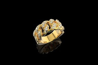oro n805 cubano gioielleria argento squillare diamante engagement fidanzamento nozze zaffiro moda bellezza cad gemma gioiello solitario vintag sterlina anelli 3d print model - Mito3D