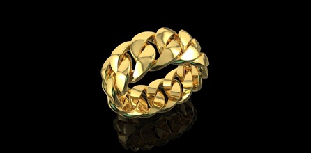 or n837 bijoux bague diamant engagement gemme mariage cubain mode brillant bijou argent engagem vintag goujat anneaux 3d print model - Mito3D