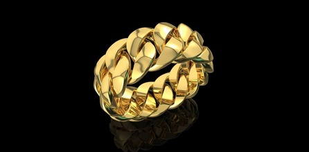 oro n839 joyería joya anillo cubano plata Moda libra esterlina Boda compromiso platino diamante belleza brillante zafiro vendimia canalla anillos 3d print model - Mito3D