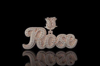 gold n897 silver rose jewel jewellery engagement gem wedding pendants diamond sterling platinum necklace flower fashion ring beauty brilliant pendant bangle jewelry 3d print model - Mito3D