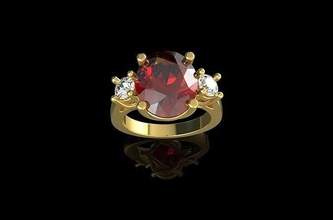 or n902 bijoux engagement luxe bijou mode bague argent mariage gemme brillant diamant saphir beauté rubis platine bracelet anneaux 3d print model - Mito3D