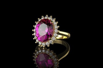 or n903 bijoux gemme luxe Diane bague diamant brillant argent mode beauté saphir rubis engagement platine bracelet vintag mariage goujat anneaux 3d print model - Mito3D