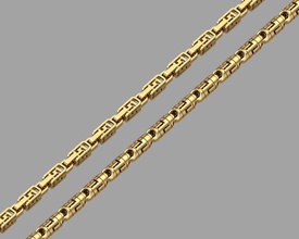 gold Halskette Schmuck Silber schön Halsketten 3d print model - Mito3D