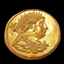 oro oktadrachm la joyería de moneda roma La impresión 3d dinero el tesoro edad antiguo en efectivo coliseo plata monumento otros 3d print model - Mito3D