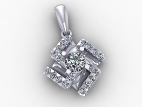 gold pendant m642 jewelry luxury platinum silver gem matday trangsuc kimcuong pendants 3d print model - Mito3D