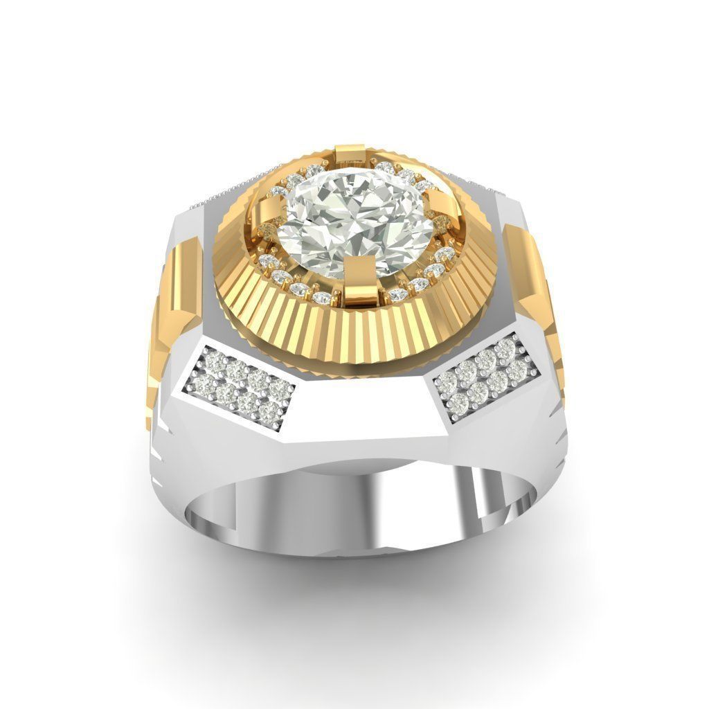 altın platin yüzük elmas mücevher takı düğün nişan değerli taş parlak yüzükler 3D print model - Mito3D
