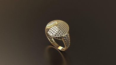 gold ring jewelry printable turkish rings 3d print model - Mito3D