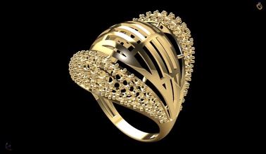 gold ring schmuck juwel druckbar brillant silber diamant sterling mode schönheit engagement armreif solitär noktamodel kleidung ringe 3d print model - Mito3D