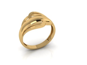or bague 006 engagement mariage bijoux mode diamant bijou engagem calcul goujat beauté pendentif collier vêtements saphir imprimable anneaux 3d print model - Mito3D