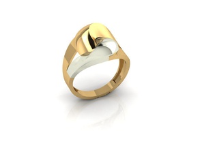 bague en or 09 bijoux de l'anneau mariage l'engagement joyau imprimable le diamant d'argent engagem anneau mode beauté fiançailles cad rhino brillant les anneaux 3d print model - Mito3D