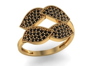 Gold Ring 10 Mode Schönheit Diamant Hochzeit Juwel Schmuck engagem Liebe Silber druckbar Engagement Sterling cad 3d print model - Mito3D