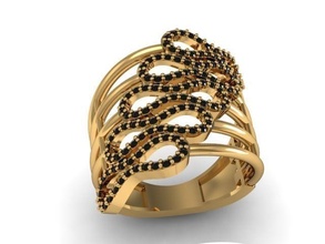 or bague 14 mode beauté diamant mariage bijou bijoux engagem gemme argent imprimable engagement brillant sterling anneaux 3d print model - Mito3D