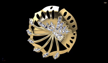 anello in oro 197 gioielli gemma argento stampabile brillante di diamanti moda e bellezza fidanzamento solitaire nokta modello usa diamante gioiello matrimonio cad engagem anelli 3d print model - Mito3D