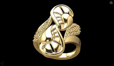 anillo de oro 210 la joyería gem imprimible brillante diamante plata moda y belleza compromiso zafiro ruby lujo el platino diamant sterling los anillos 3d print model - Mito3D
