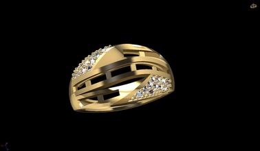 gold ring 22 jewelry gem printable diamond silver brilliant jewel sterling fashion beauty engagement sapphire ruby apparel brillant nokta model noktamodel diamant rings 3d print model - Mito3D