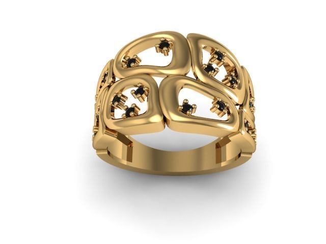 or bague 29 mode beauté diamant mariage bijou bijoux engagem argent imprimable engagement sterling goujat Collier 3D print model - Mito3D