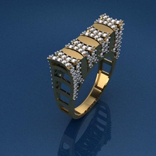 gold ring 3d print model jewelry silver diamond printable jewellery jewel engagement wedding gem fashion engagem beauty cad rhino noktamodel rings 3d print model - Mito3D