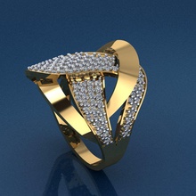 bague en or 3d modèle d'impression pour imprimer le bijoux d'argent imprimable engagem de l'anneau mariage diamant la mode cad l'engagement anneau beauté fiançailles saphir rhino joyau les anneaux 3d print model - Mito3D