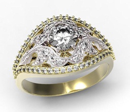 gold ring Diamant Schmuck Diamanten rubies Saphiren Smaragde engagement Hochzeit Ringe 3d print model - Mito3D