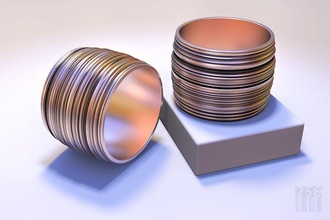 Gold Ring gestreift Schmuck Juwel Silber Drucken drucken druckbar Mode Stil Streifen stl obj cnc 3d print model - Mito3D