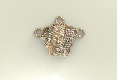 goldd jewelry art gold ring silver 3d print model - Mito3D