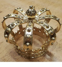 dourado coroa pronto to impressão 3dprint imprimível render jóia ouro rei rainha projeto prata joalheria personagem jogos renderização cabeça capacete 3d print model - Mito3D